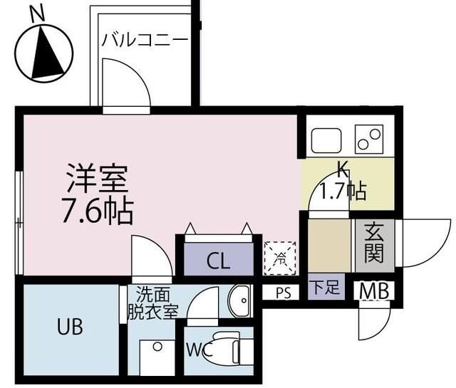 liberty長町南の物件間取画像