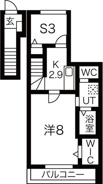 グリシーヌの物件間取画像
