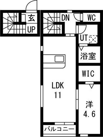 PIA蒲町IIの物件間取画像