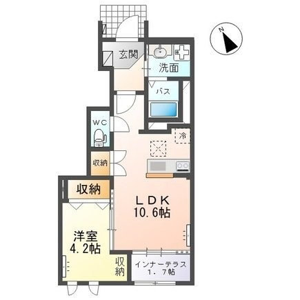 アジュール・Mの物件間取画像