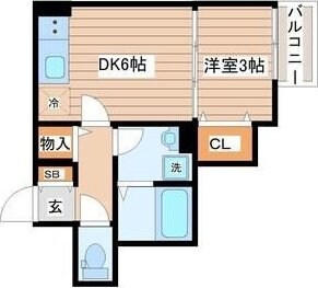 シャンテ富沢の物件間取画像