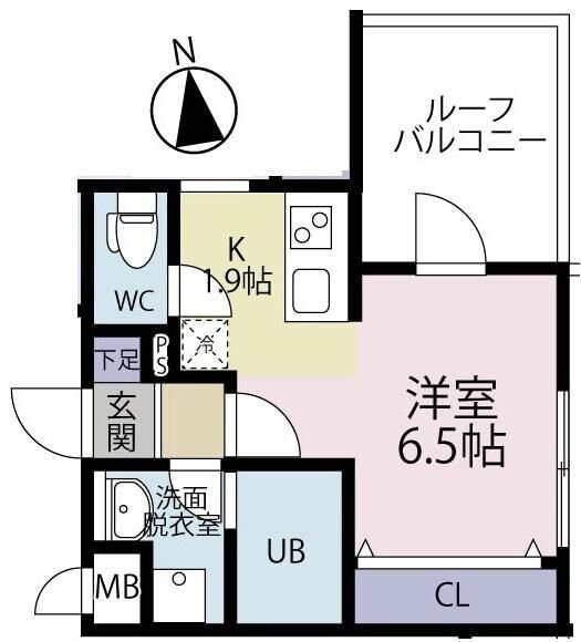 liberty長町南の物件間取画像