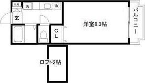 エスポワールの物件間取画像