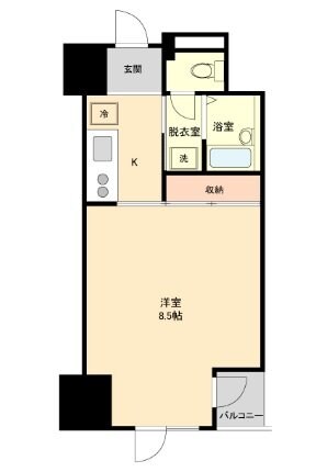 イーストン榴岡の物件間取画像