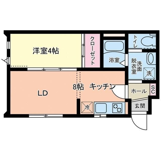 リヴェール南鍛冶町の物件間取画像
