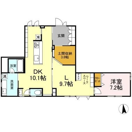 グランドソレーユ mon refugeの物件間取画像