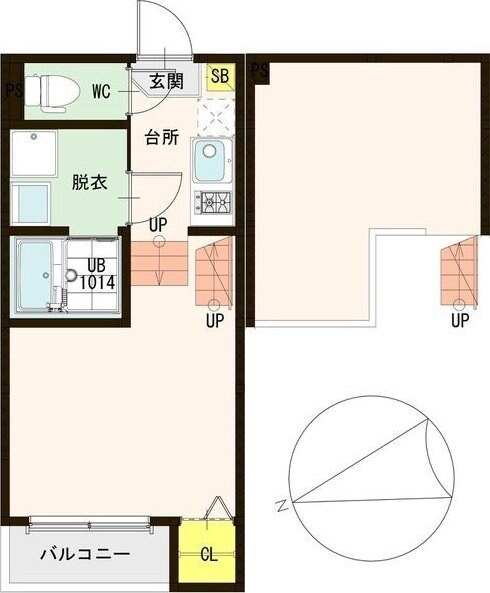 i-STATE中野栄の物件間取画像