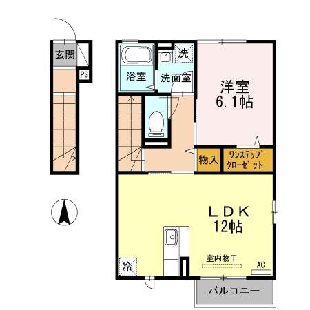 エクセル Vの物件間取画像