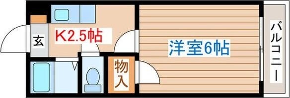 エクセランス・ド・花京院の物件間取画像