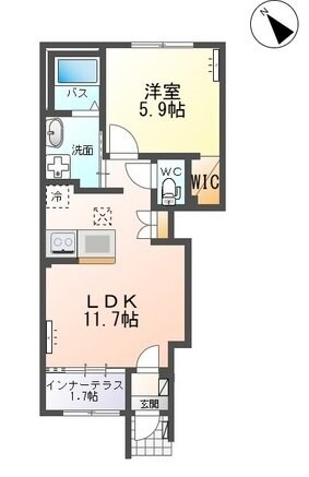 フォレストサイドの物件間取画像