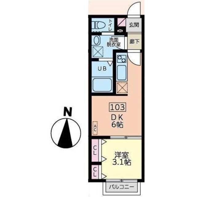 ルミナ旭ヶ丘の物件間取画像