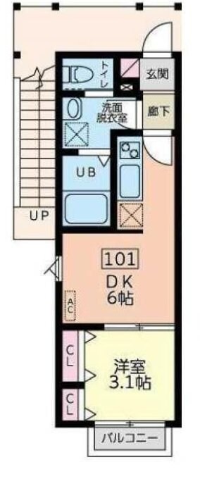 ルミナ旭ヶ丘の物件間取画像