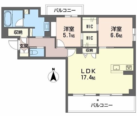 Terrace米ケ袋の物件間取画像