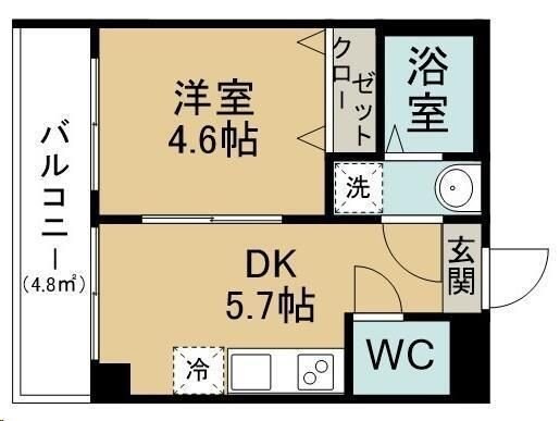 TERASU仙台の物件間取画像