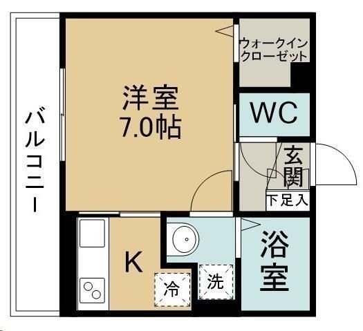 ドミール旭ケ丘駅前の物件間取画像