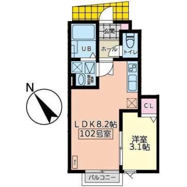 ファインヒルズIIの物件間取画像