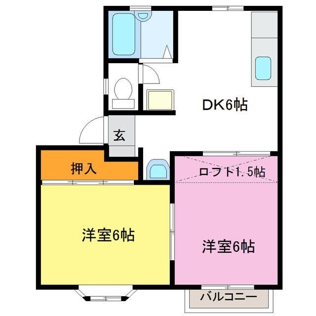 ストークハイツ吉成の物件間取画像