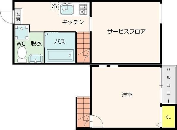 Gran de 愛宕橋の物件間取画像