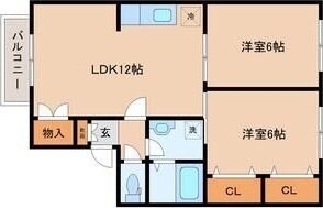 ブーケ・ド・ツルマキEの物件間取画像