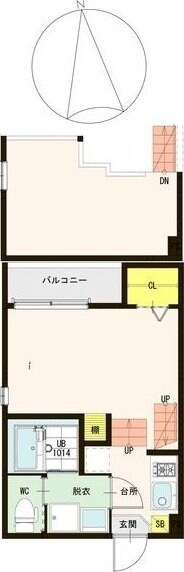 ハーモニーテラス大和町IIの物件間取画像