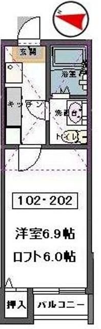 stage東仙台の物件間取画像