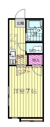ハイム向山の物件間取画像