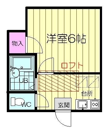 ハイム向山の物件間取画像