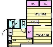 エコールFの物件間取画像