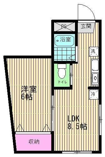 プランドビル銀杏町の物件間取画像