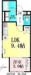 仮)BAU宮町1号棟の物件間取画像