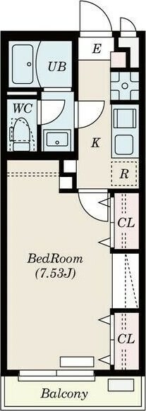 リュクス錦町の物件間取画像