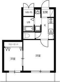 リバブルハイツVの物件間取画像