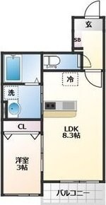 ヴィステリア子平町の物件間取画像