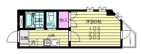 スカイヒルズ川内の物件間取画像