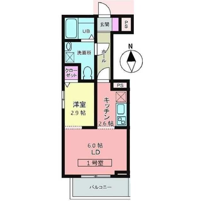 メリディアン川平 壱番館の物件間取画像