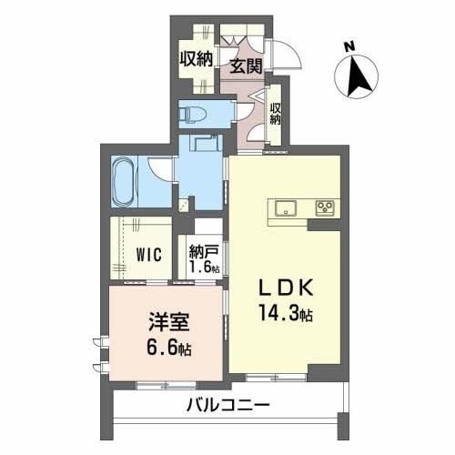 シャーメゾン胡蝶の物件間取画像