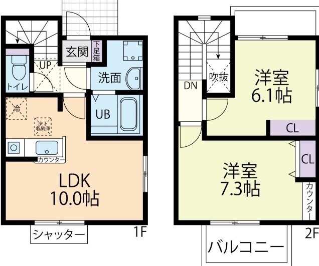Villa Sieger(ヴィラ ジーガー) Bの物件間取画像