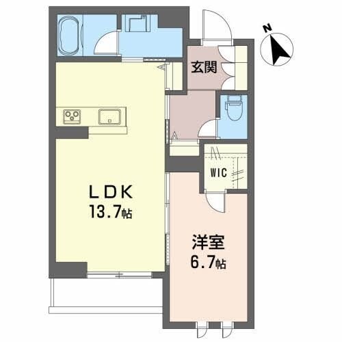 シャーメゾンGMの物件間取画像