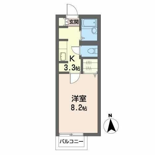 フォンティーヌの物件間取画像