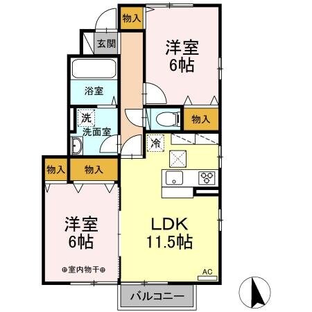 レセンテヴィラTA Tの物件間取画像