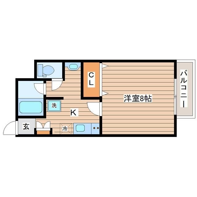 アスコット西多賀の物件間取画像