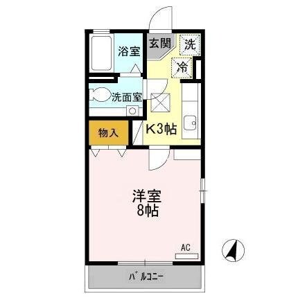 エスポアール長命の物件間取画像