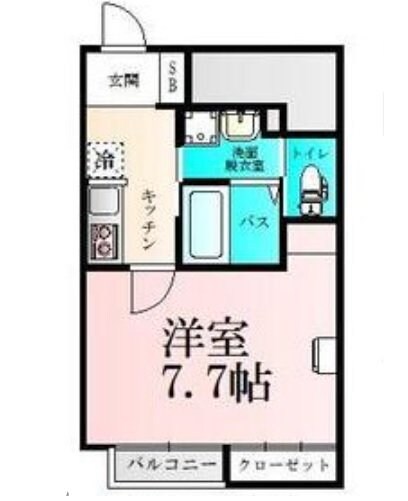 仮)BAU五輪1号棟の物件間取画像