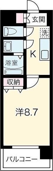 アーバンフラッツ長町の物件間取画像
