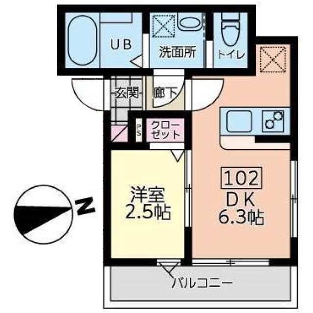 カーサフラーゼの物件間取画像