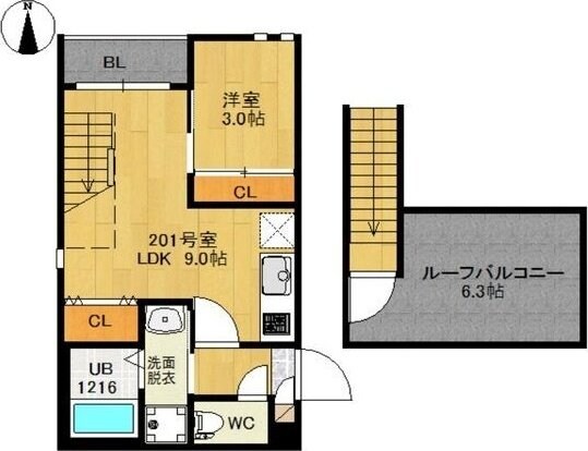 GRANDTIC 22の物件間取画像