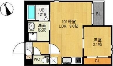 GRANDTIC南仙台の物件間取画像
