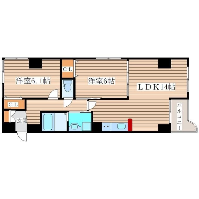 アロッジオSの物件間取画像