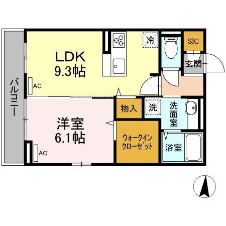 MaisondErable(メゾンデラブル)の物件間取画像