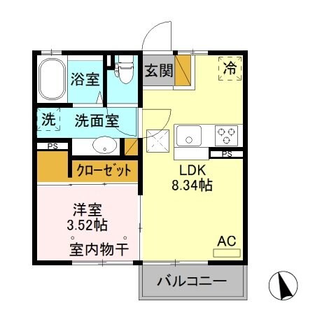 エタルナ倉賀野 IIの物件間取画像